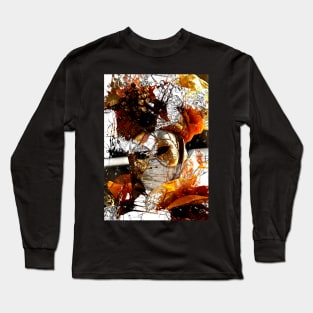 Venice Carnival. Autumn Queen's Mask Long Sleeve T-Shirt